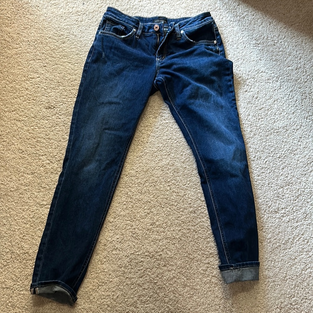 Silver Capri jeans